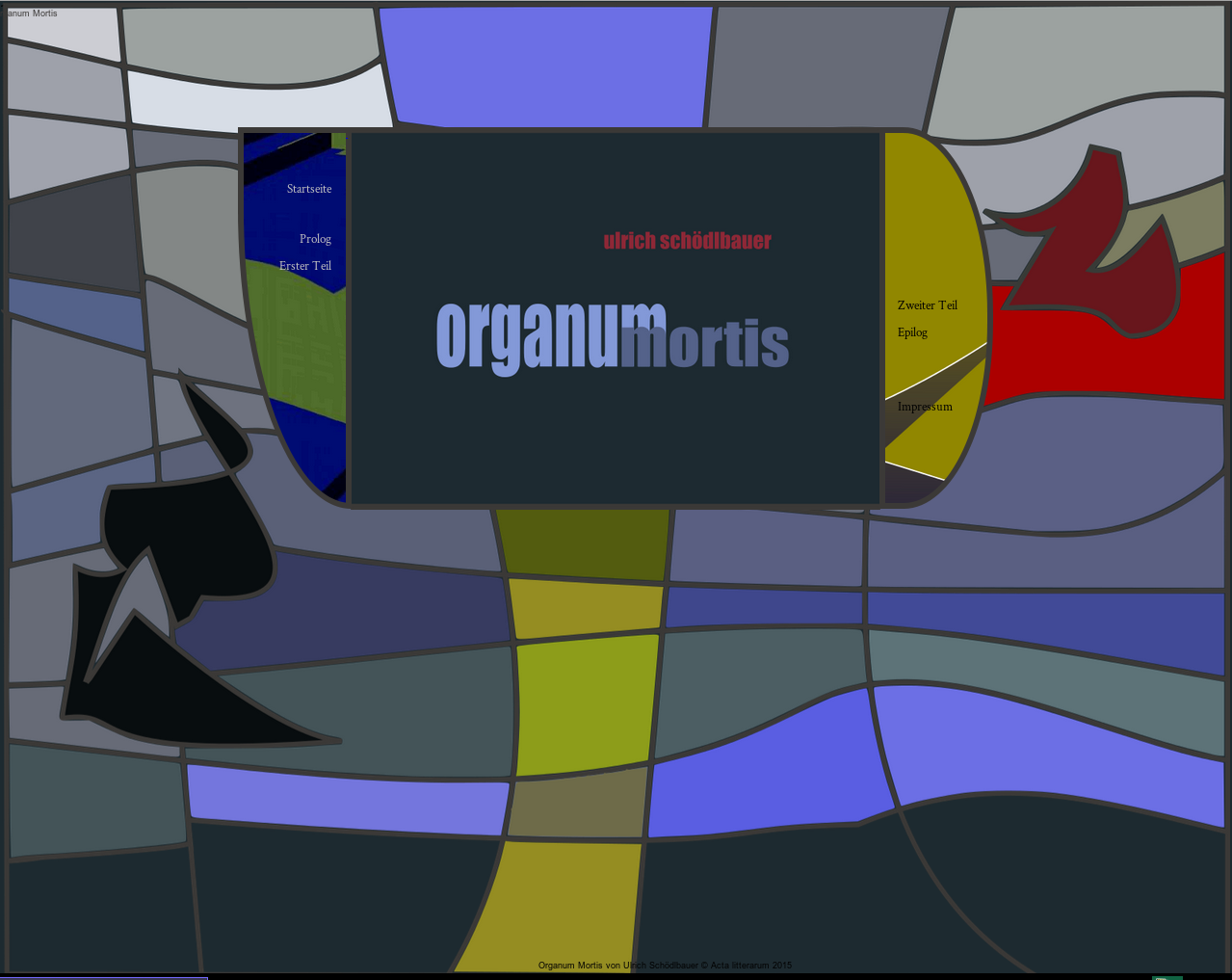 Organum Mortis Suite. Gedichte